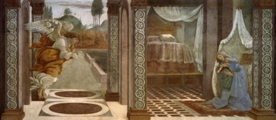 Annunciation by S. Martino by Sandro Botticelli